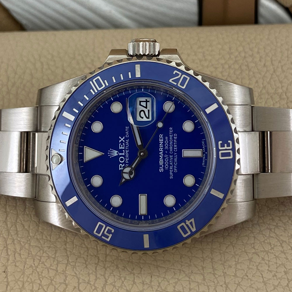 Rolex smurf submariner hotsell