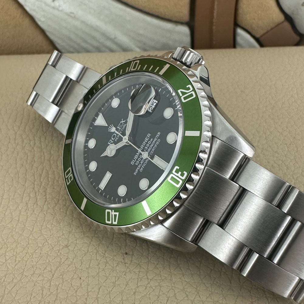 Rolex Submariner Ghiera verde Fat Four Mark I 16610LV 14