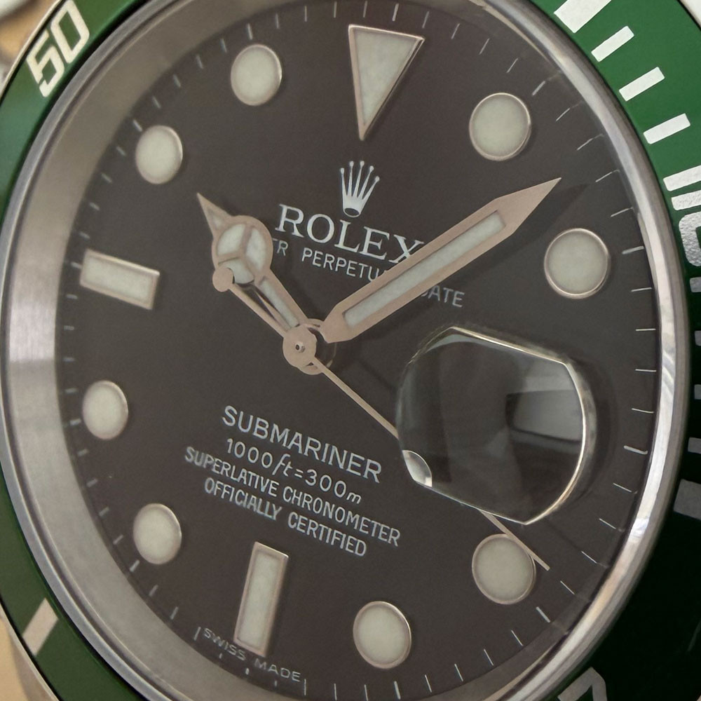 Rolex Submariner Ghiera Verde Green Bezel 16610LV 5