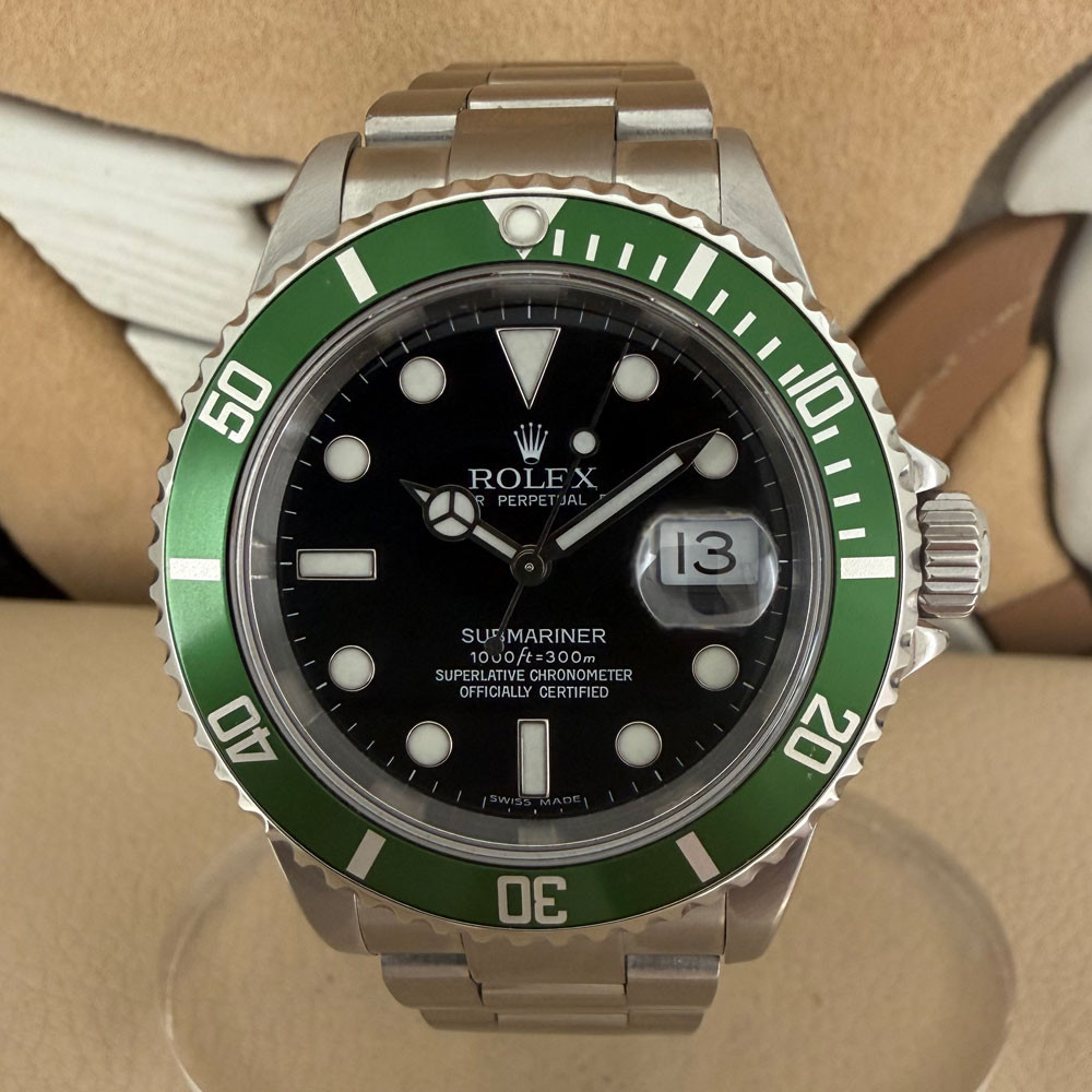 Rolex Submariner Ghiera Verde Service 2026 16610LV 0