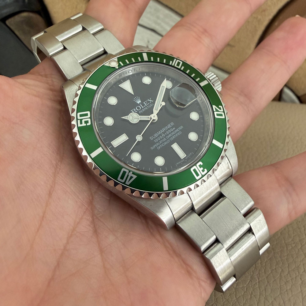 Rolex Submariner Ghiera Verde RRR 16610LV 10