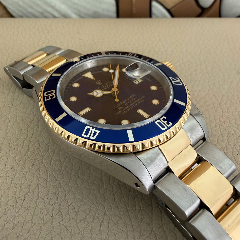 Rolex Submariner Purple Dial 16613 12