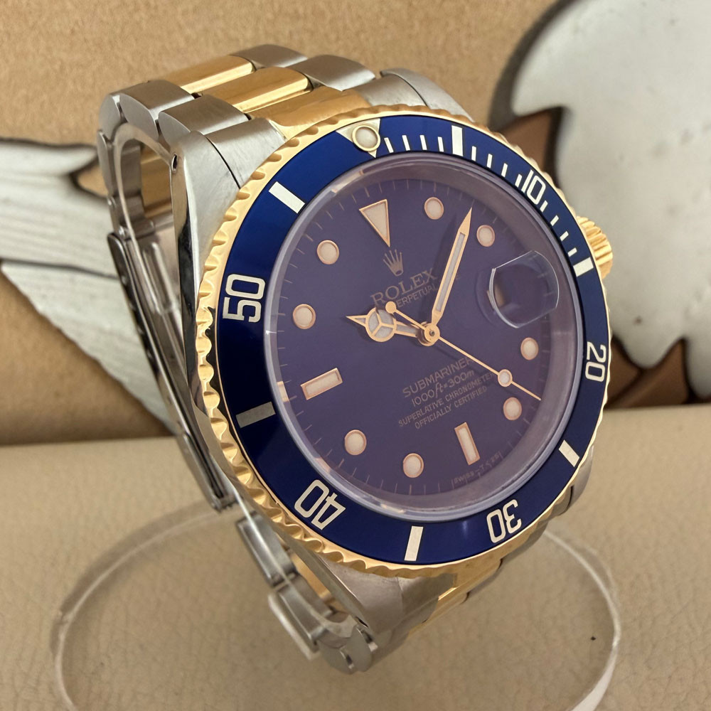 Rolex Submariner Purple Dial 16613 2