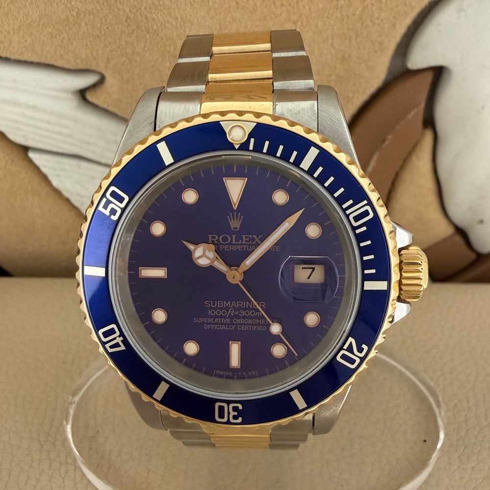 Rolex Submariner Purple Dial 16613 3