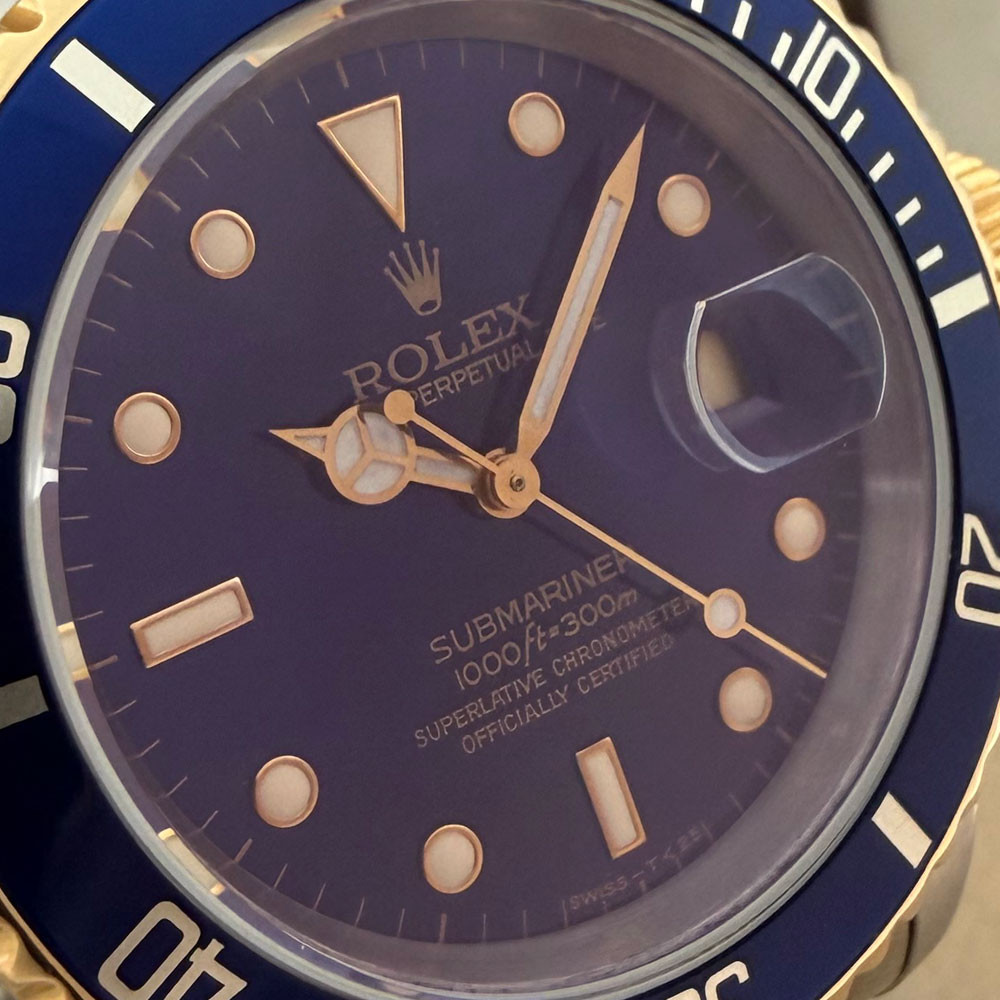 Rolex Submariner Purple Dial 16613 5