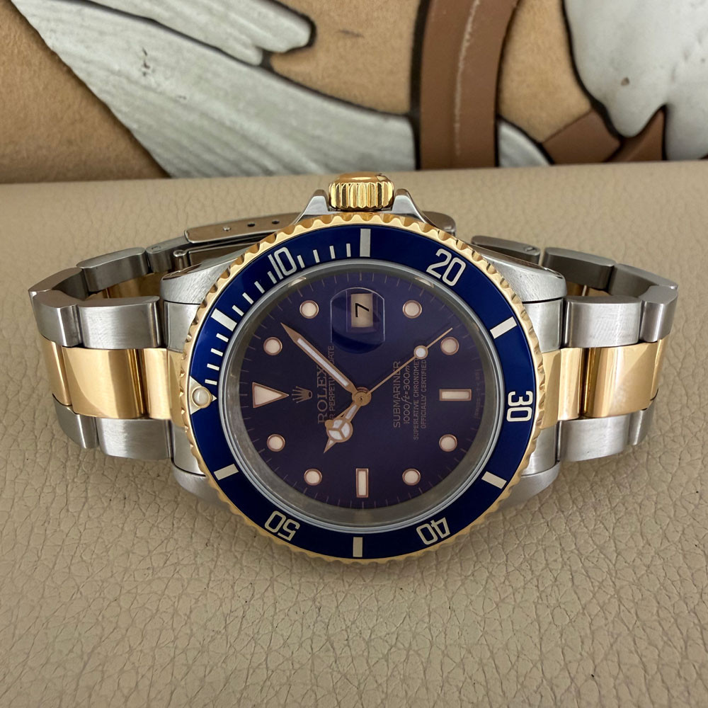 Rolex Submariner Purple Dial 16613 6