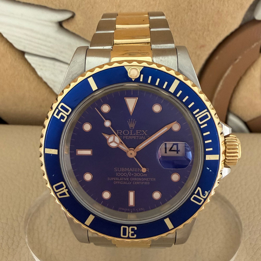 Rolex Submariner Purple Dial 16613 0
