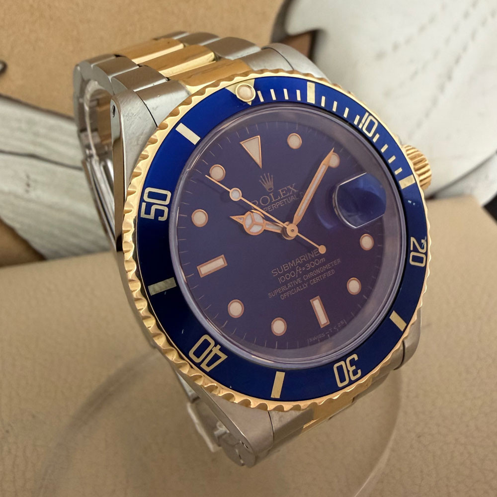Rolex Submariner Purple Dial 16613 3