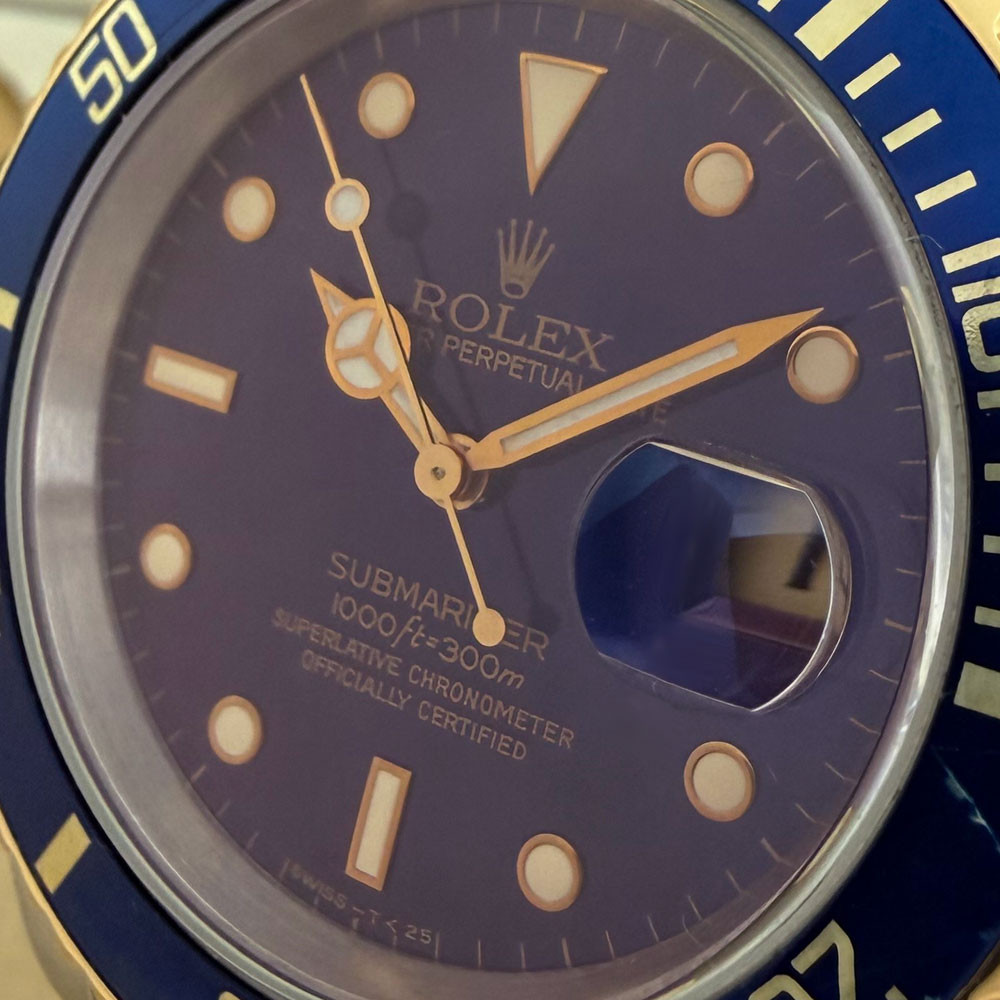 Rolex Submariner Purple Dial 16613 5