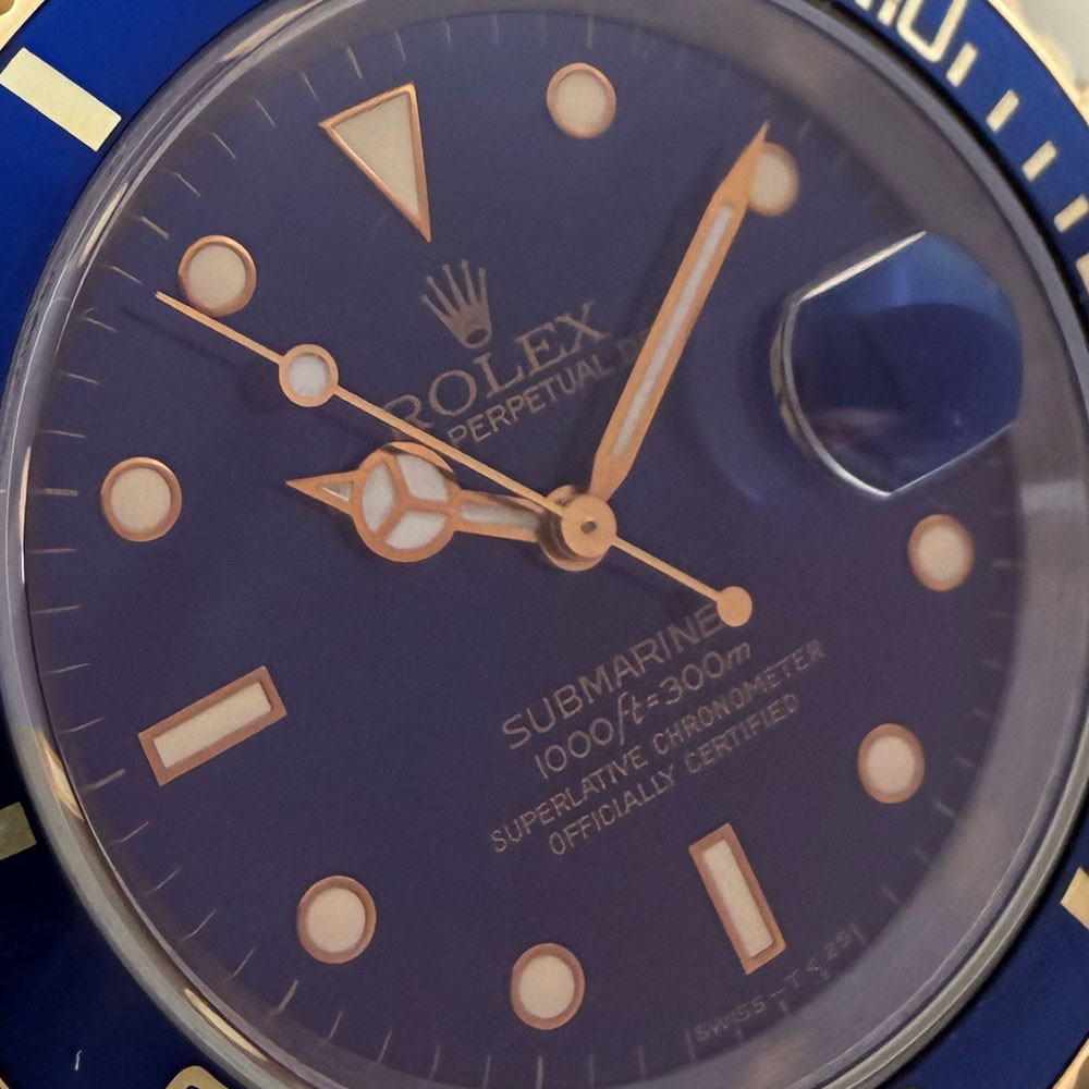 Rolex Submariner Purple Dial 16613 6