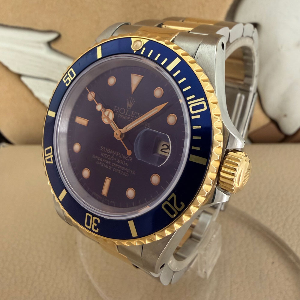 Rolex Submariner Purple Dial 16613 1