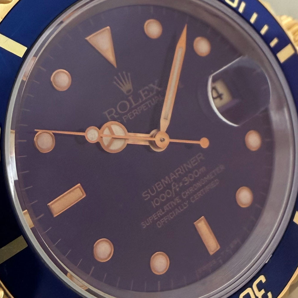 Rolex Submariner Purple Dial 16613 5