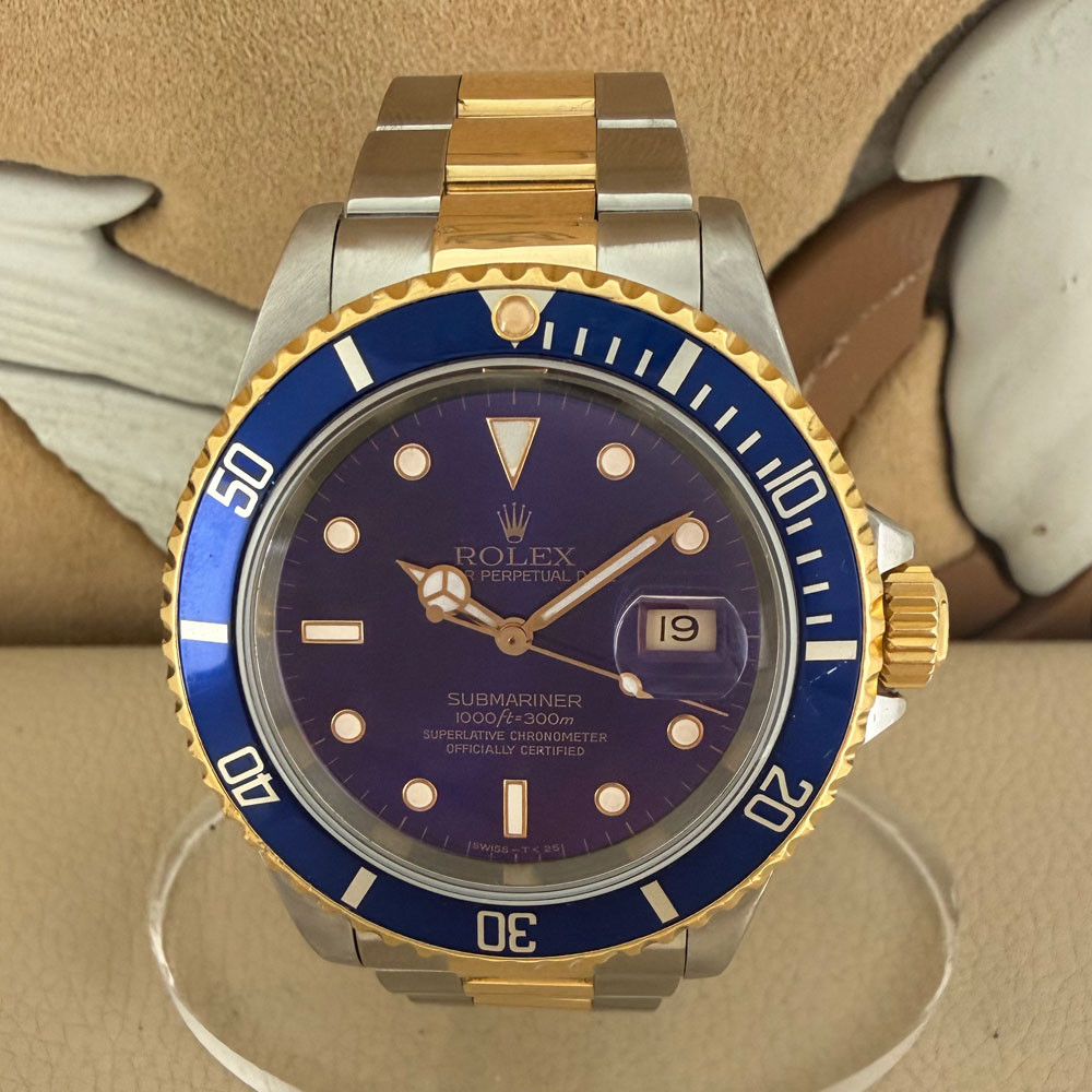 Rolex Submariner Purple Dial 16613 0