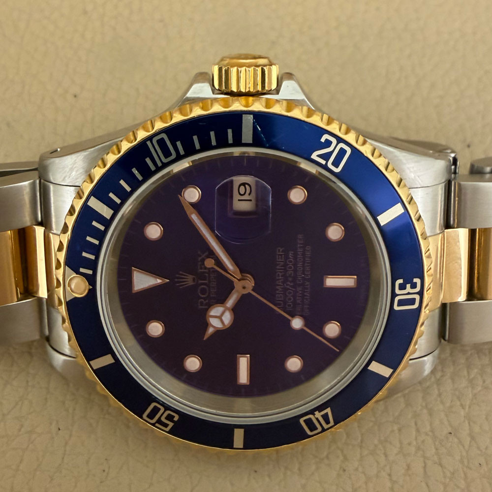 Rolex Submariner Purple Dial 16613 14