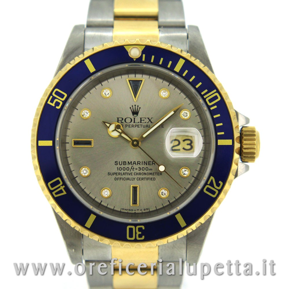 Rolex Submariner Serti Sultan Dial 16613 0