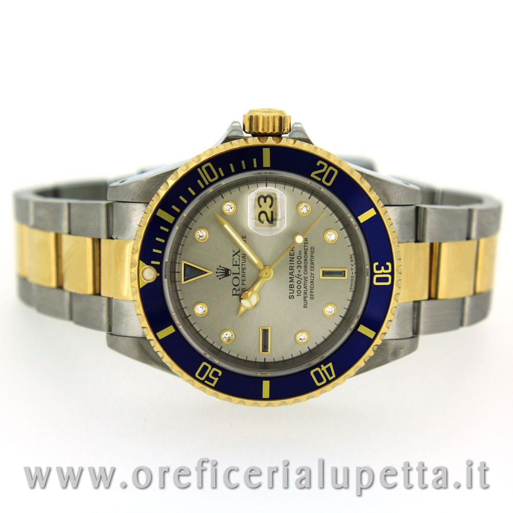 Rolex Submariner Serti Sultan Dial 16613 1