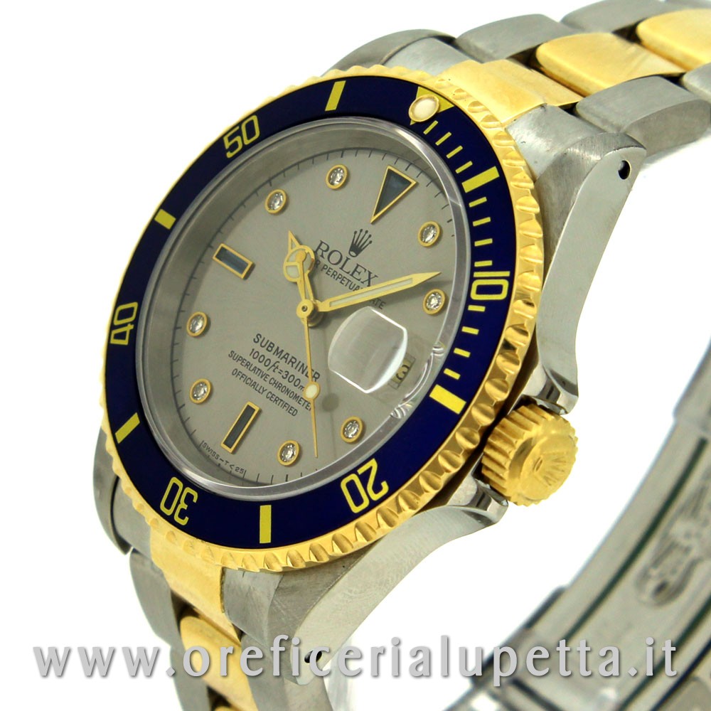 Rolex Submariner Serti Sultan Dial 16613 2