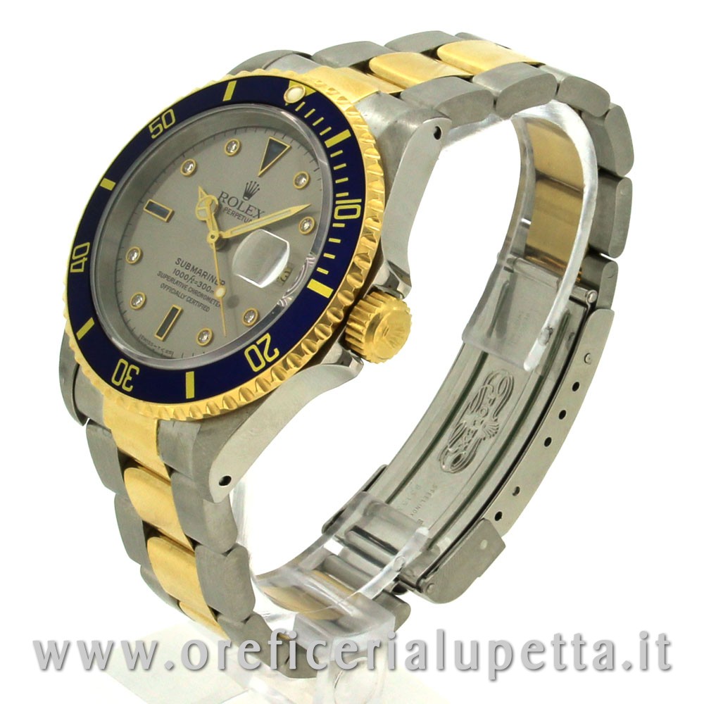 Rolex Submariner Serti Sultan Dial 16613 3