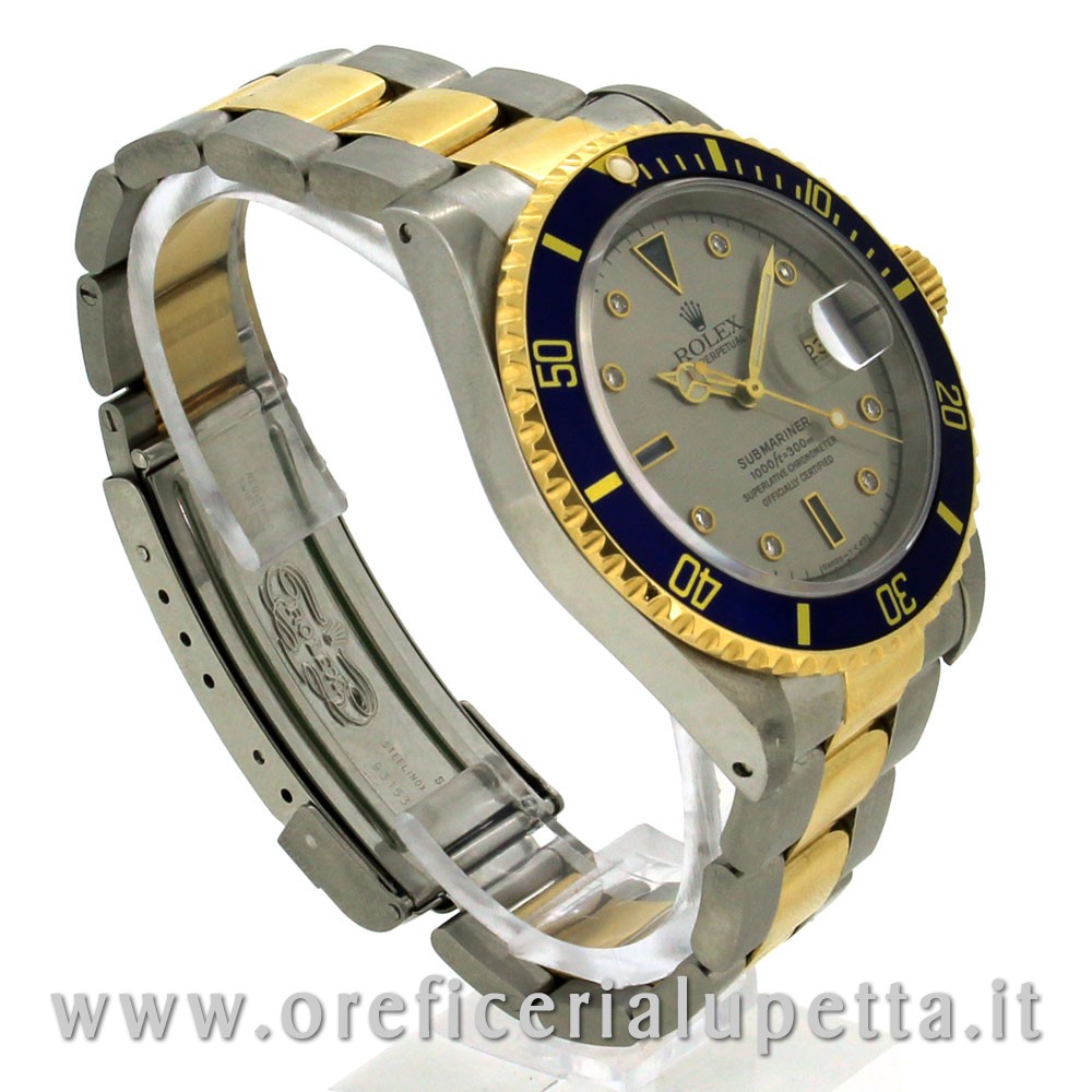Rolex Submariner Serti Sultan Dial 16613 4