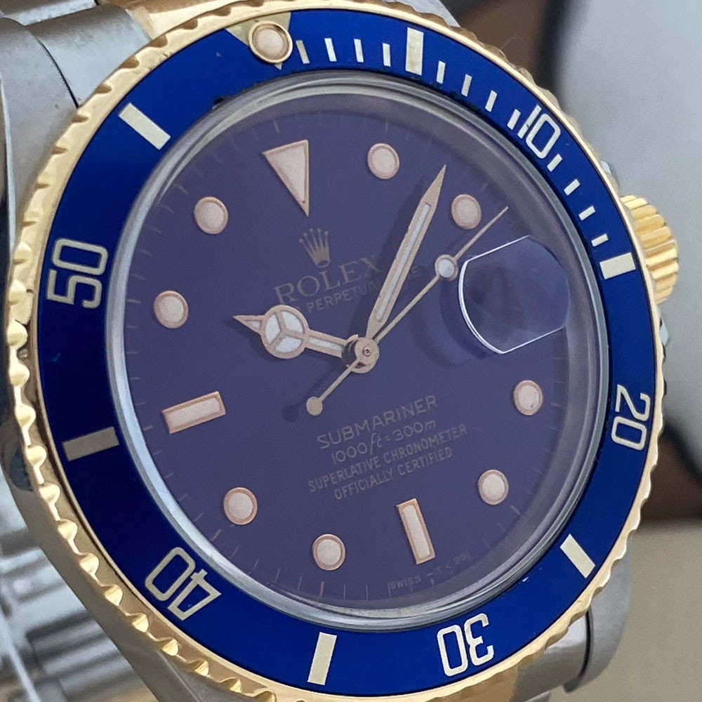Rolex Submariner Purple Dial 16803 7