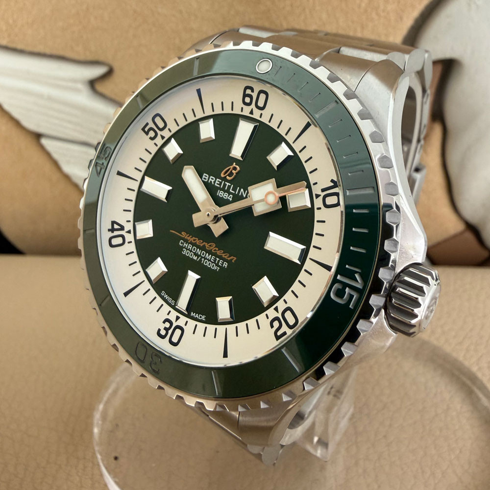 Breitling Superocean 44 Green A17376 A17376A31L1A1 2