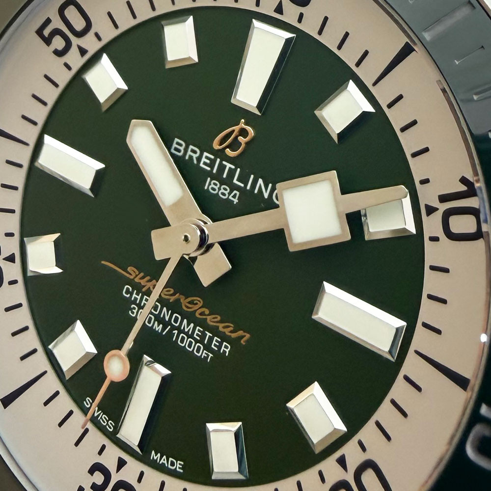 Breitling Superocean 44 Green A17376 A17376A31L1A1 5