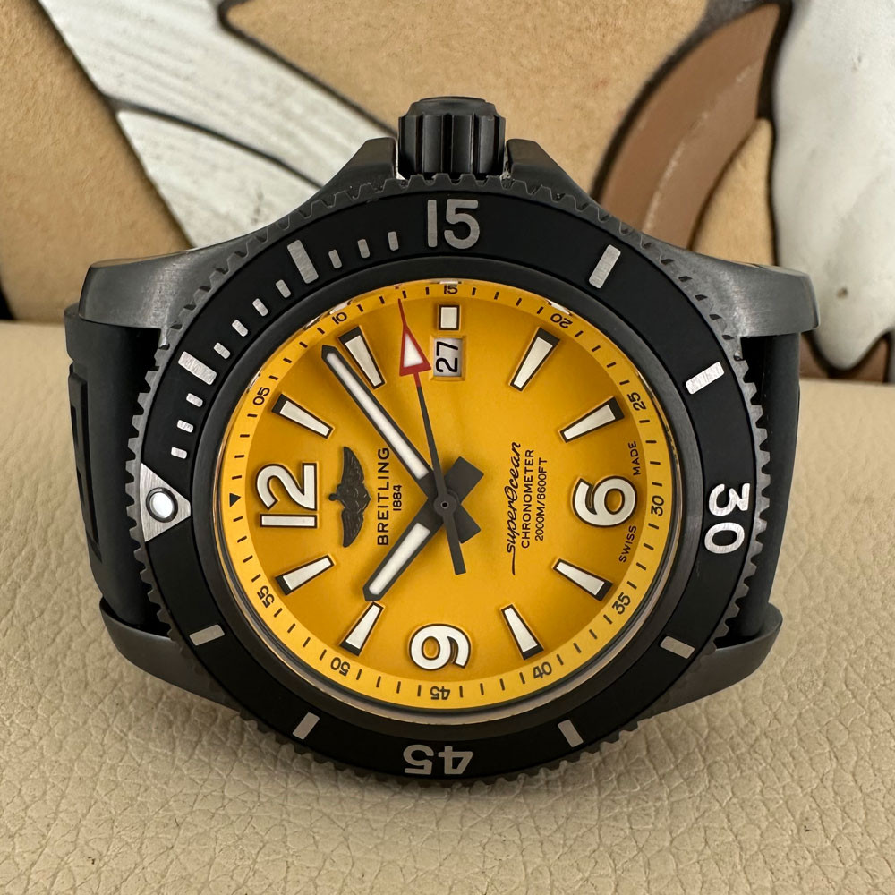 Breitling Superocean 46 Black Steel M17368D71I1S1 7