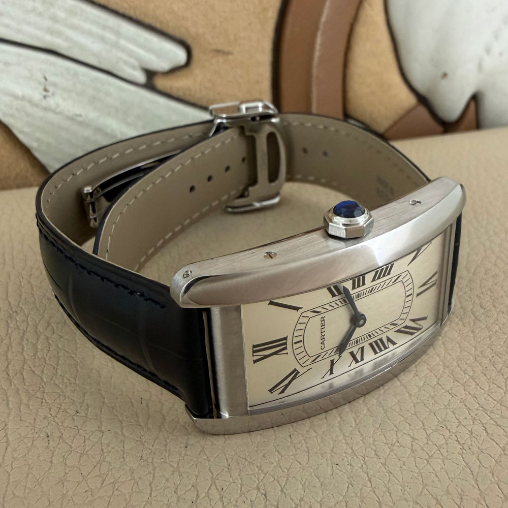 Cartier Tank Americaine Modello Grande WSTA0083 4522 13