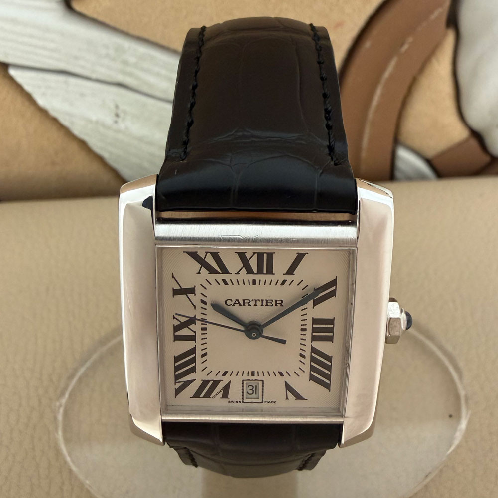 Cartier Tank Francaise White Gold 2366 0