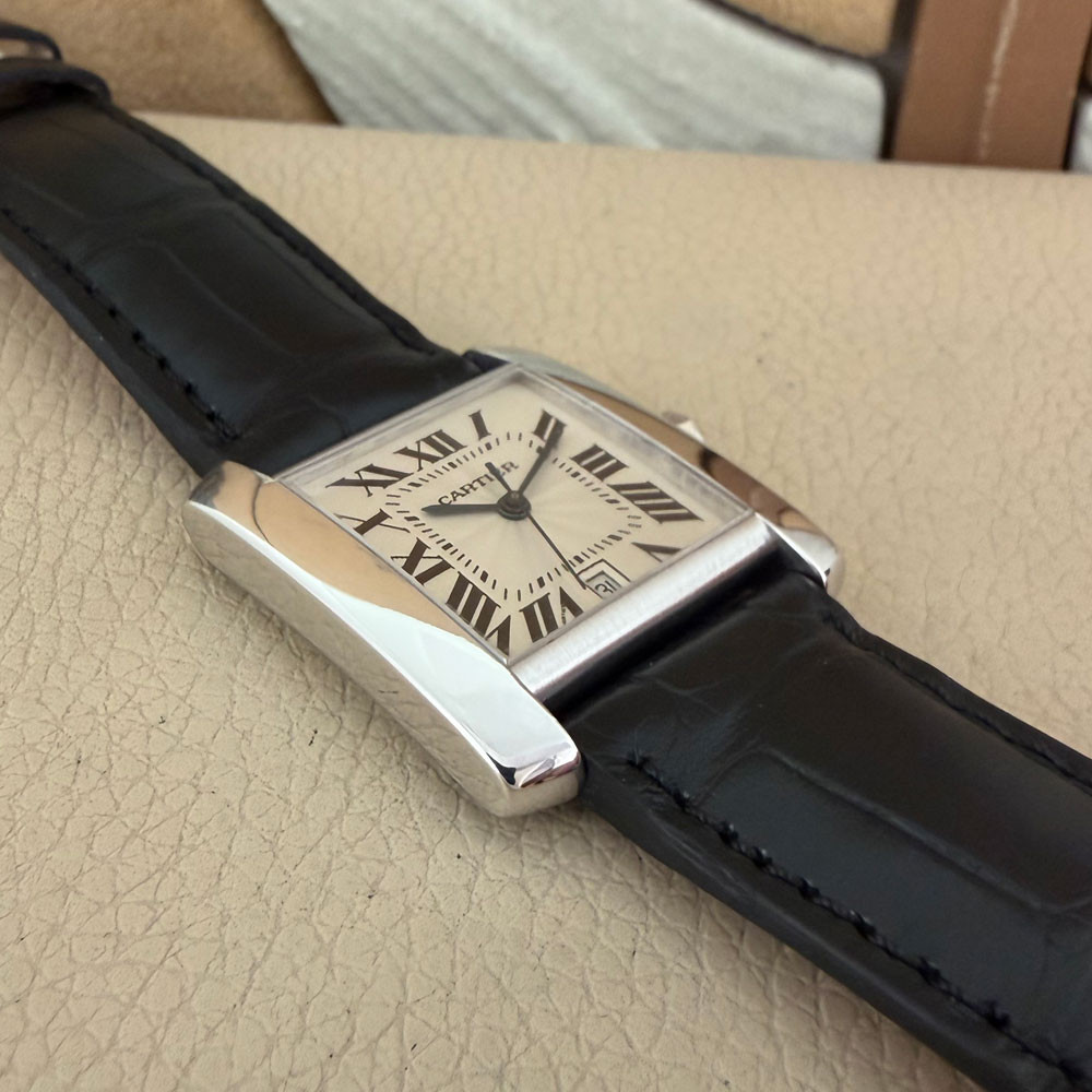 Cartier Tank Francaise White Gold 2366 11