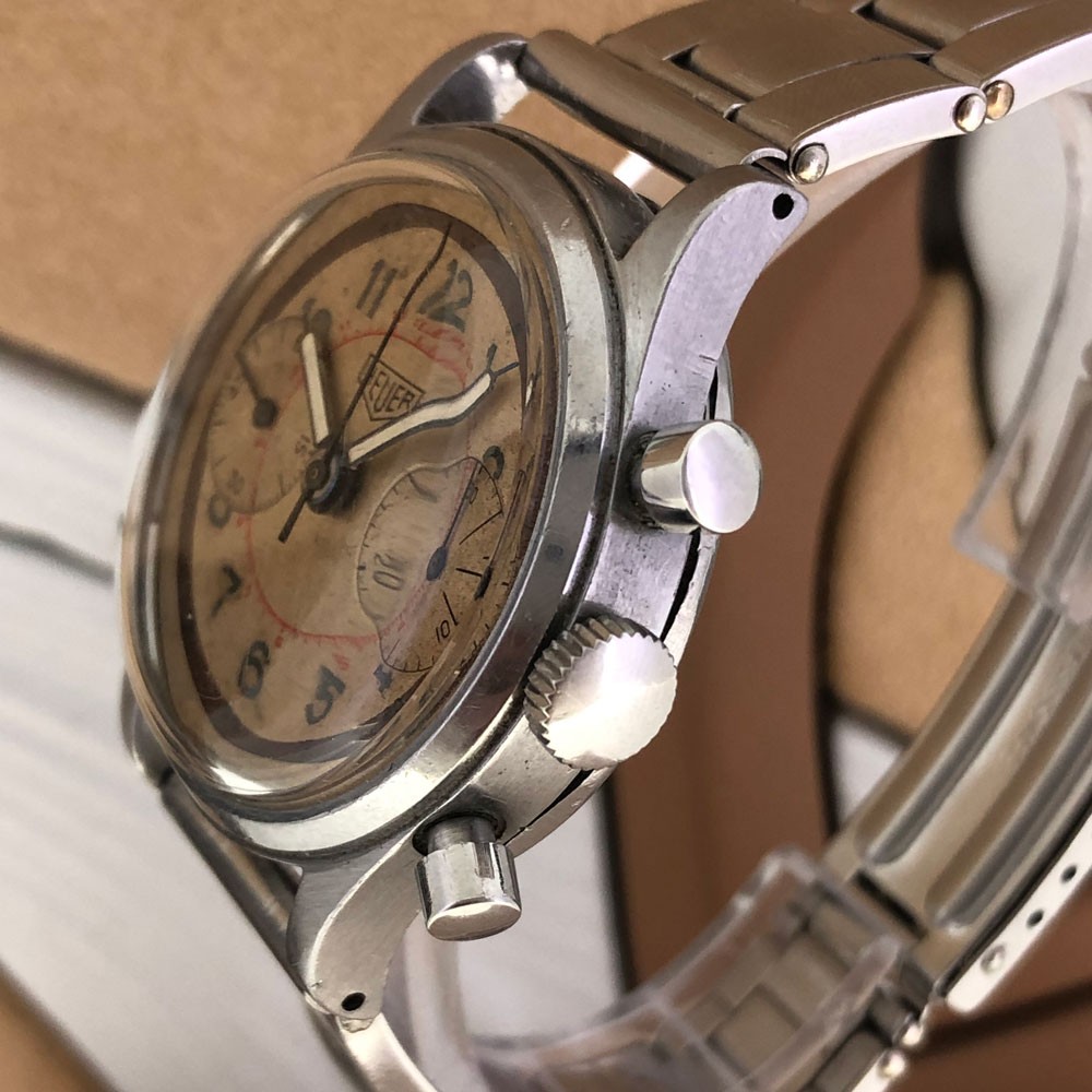 Heuer Vintage Chronograph Valjoux 23 3