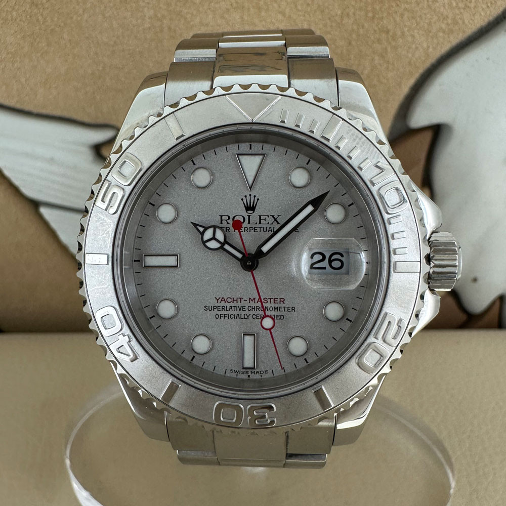 Silver rolex yacht master hotsell