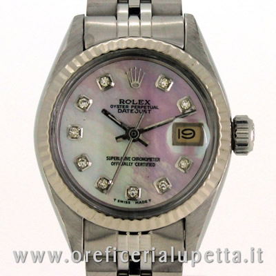 Rolex datejust clearance madreperla e brillanti
