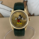 Rolex Date Gold Plated QUADRANTE CUSTOM AFTERMARKET MICKEY MOUSE TOPOLINO 15505 0