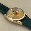 Rolex Date Gold Plated QUADRANTE CUSTOM AFTERMARKET MICKEY MOUSE TOPOLINO 15505 11