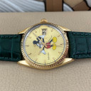 Rolex Date Gold Plated QUADRANTE CUSTOM AFTERMARKET MICKEY MOUSE TOPOLINO 15505 13