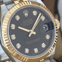 Rolex Datejust 31mm Dark Grey 10 Diamonds 278273 6