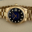 Rolex Datejust 31mm Blue Vignette Diamonds Dial 6827 14