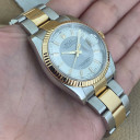 Rolex Datejust Silver Tuxedo Dial 116233 11