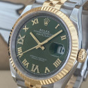 Rolex Datejust Olive Green Jubilee Diamonds 126233 5