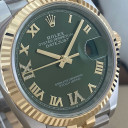 Rolex Datejust Olive Green Jubilee Diamonds 126233 6