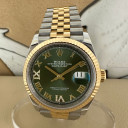 Rolex Datejust Olive Green Jubilee Diamonds 126233 0