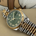 Rolex Datejust Olive Green Jubilee Diamonds 126233 14