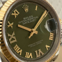 Rolex Datejust Olive Green Jubilee Diamonds 126233 6