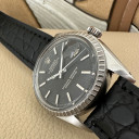 Rolex Datejust Black Gilt Dial 1603 12