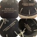 Rolex Datejust Black Gilt Dial 1603 15