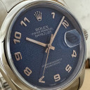 Rolex Datejust Blue Jubilee Dial 16200 6
