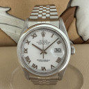Rolex Datejust White Romans Dial 16200 0