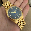 Rolex Datejust Blue Vignette Diamonds Dial 16238 9