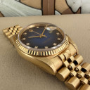 Rolex Datejust Blue Vignette Diamonds Dial 16238 12